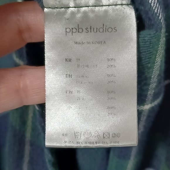 Chuu plaid button down shirt top - Picture 6 of 6